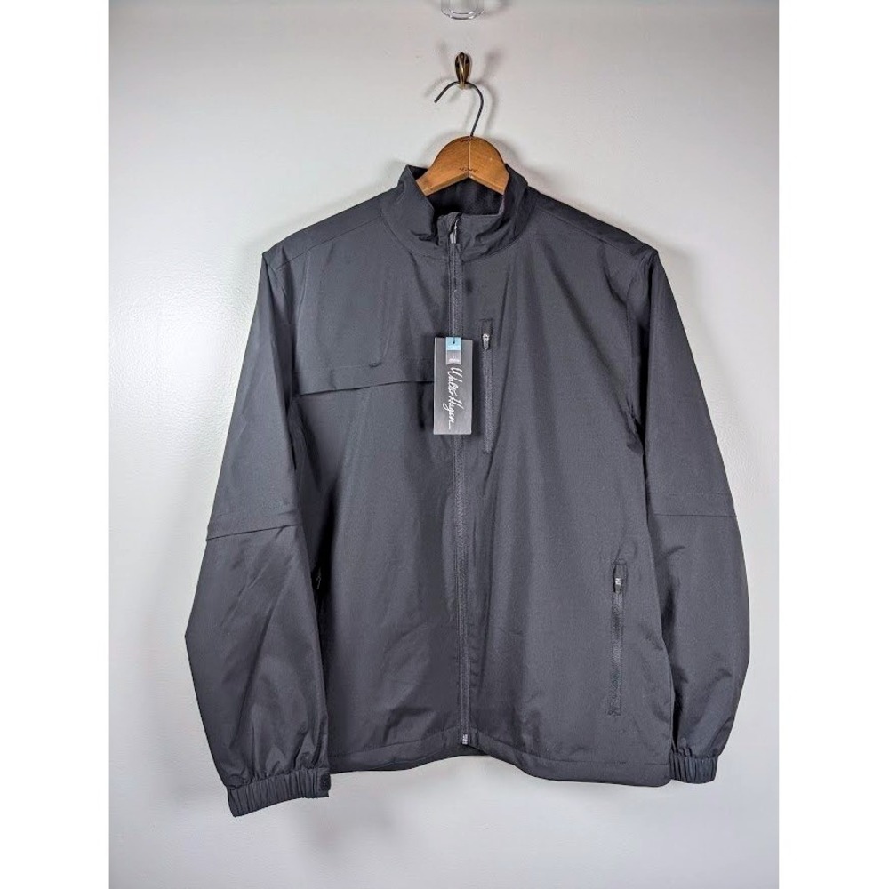 Walter Hagen Rain Jacket Men's Size Small Golf Full Zip Waterproof Windproof NEW